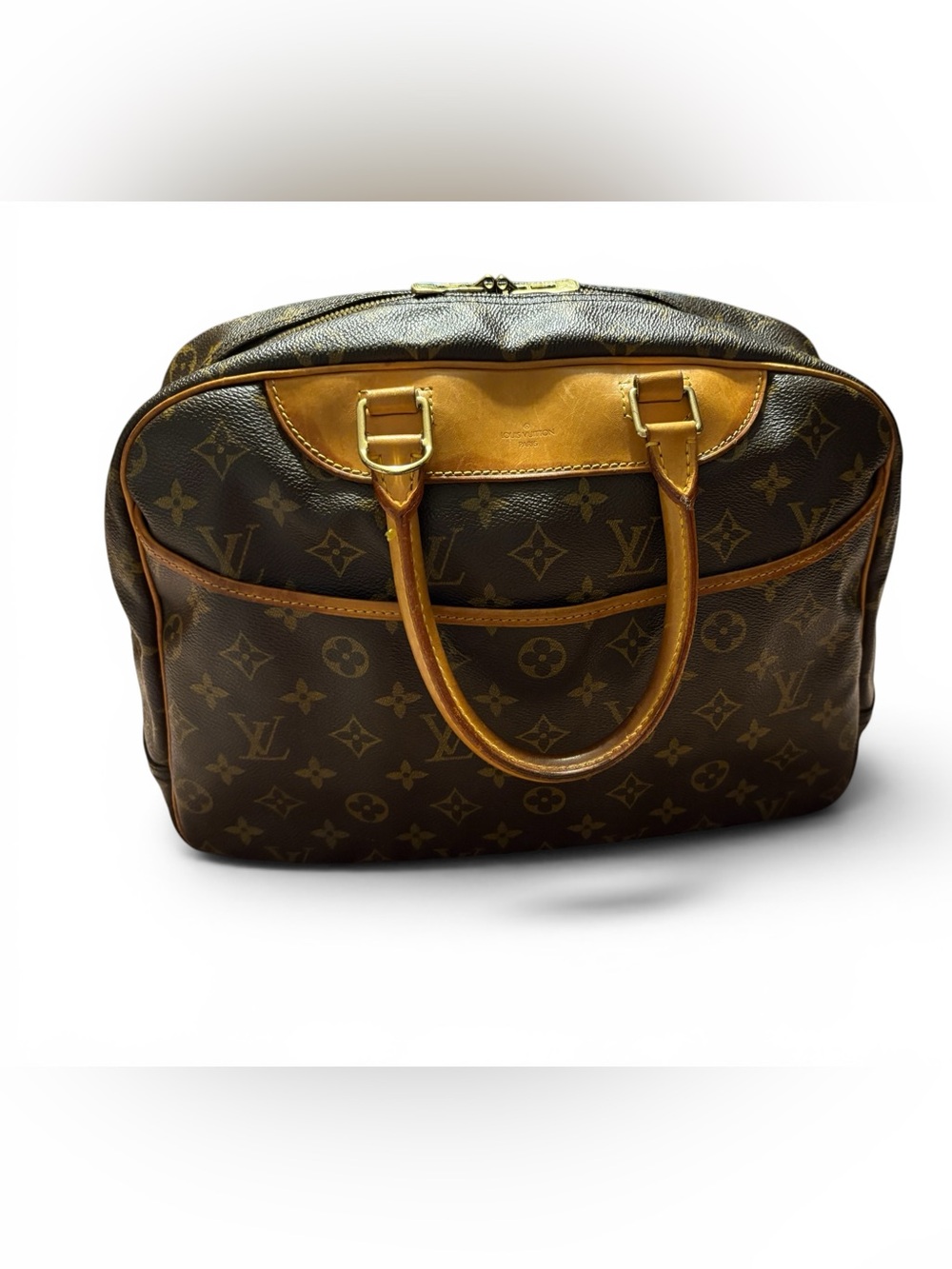 Louis Vuitton Deauville bag in monogrammed canvas 1997vintage highly sought +COA